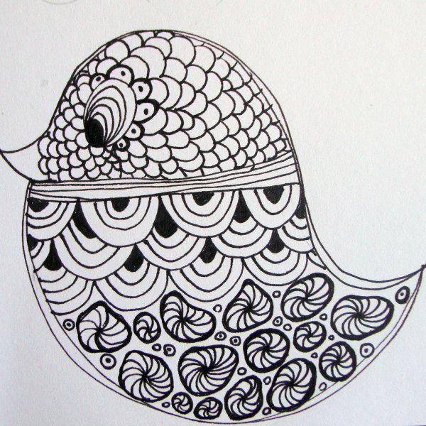 Рисунки в стиле Зентангл