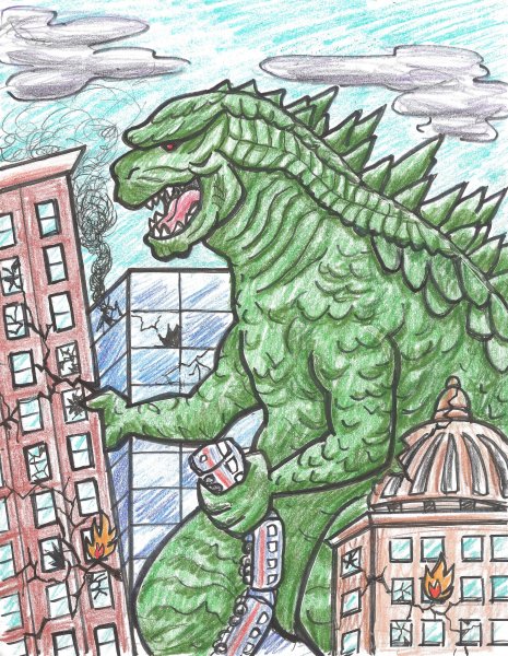 Годзилла для детей