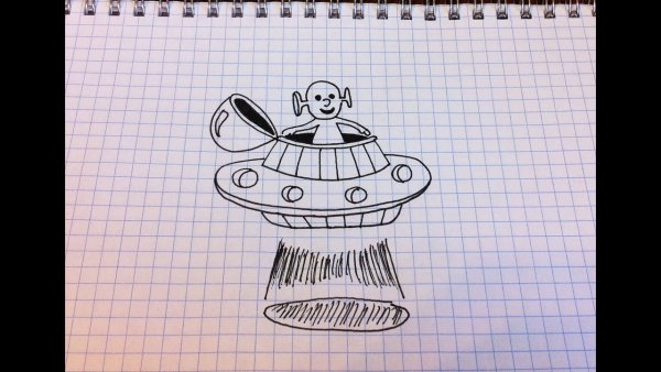 Несложные рисунки ручкой