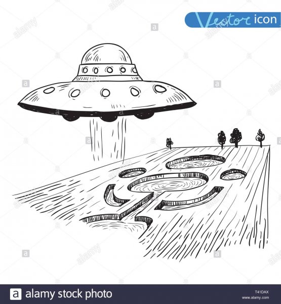 НЛО карандашом