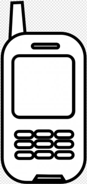 Сотовый телефон раскраска для детей