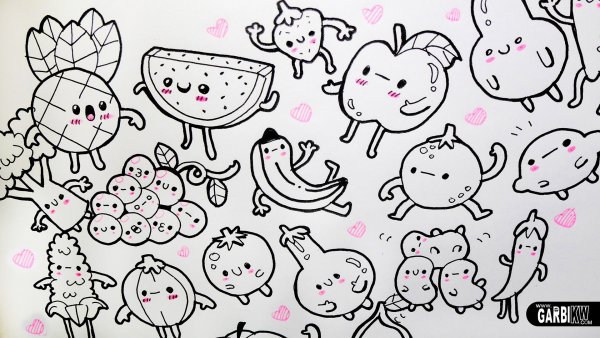 Кавайные рисунки