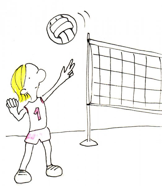 Волейбол рисунки