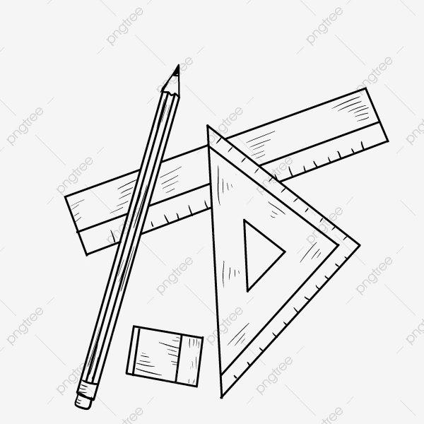Карандаш линейка циркуль