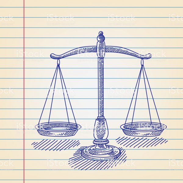 Весы карандашом