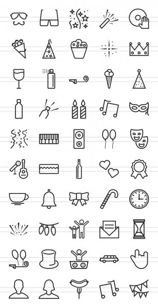 Нарисованные иконки