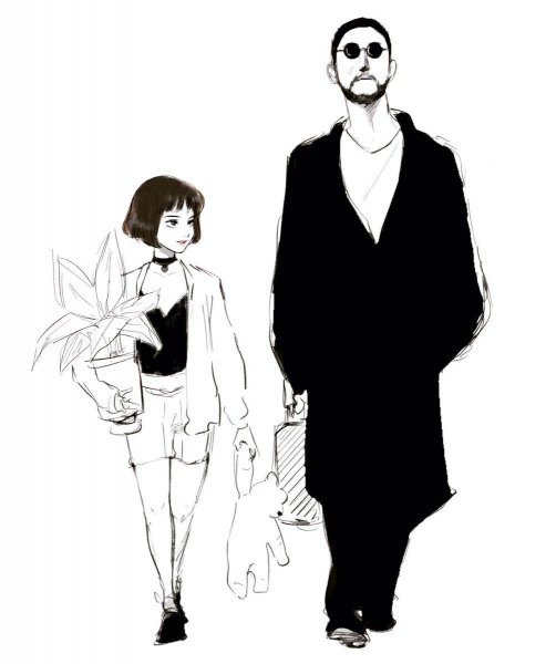 Тату Леон и Матильда