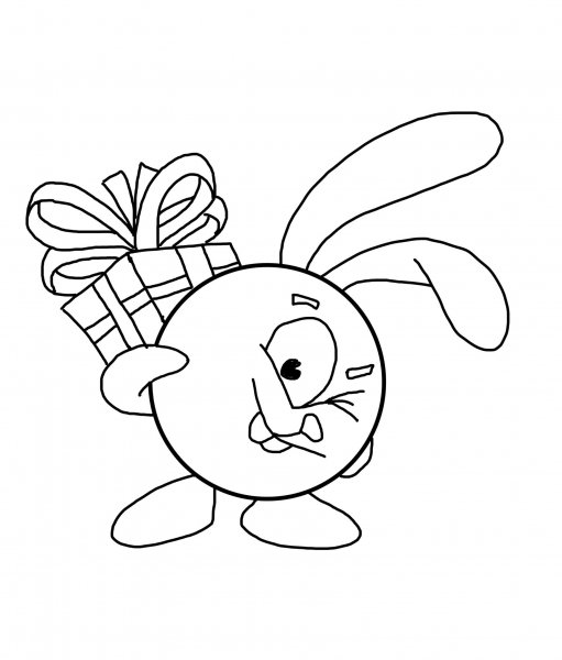 Смешарики рисунки для срисовки