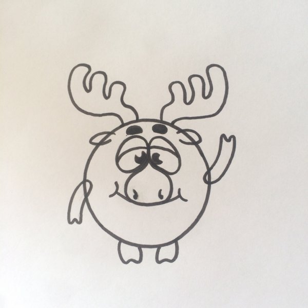 Лёгкие рисунки Смешарики