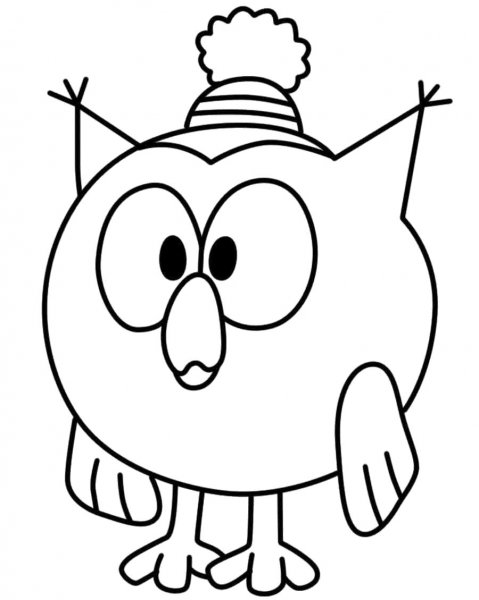 Совунья из смешариков раскраска