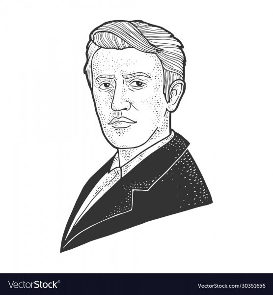 Эдисон рисунок карандашом