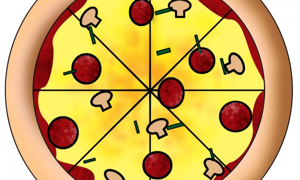 Пицца рисунок