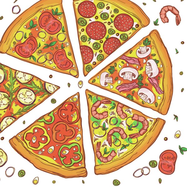 Пицца для распечатки