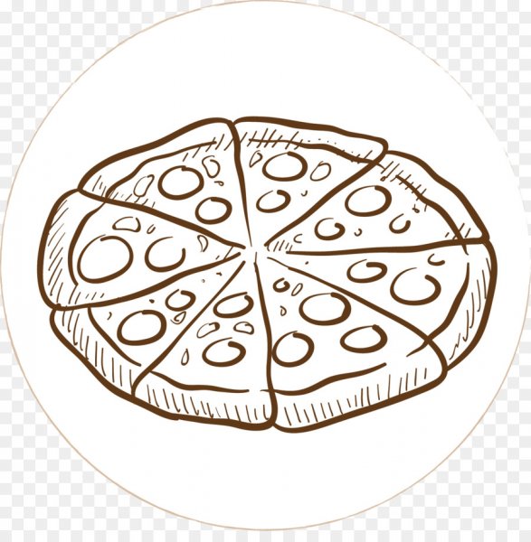 Пицца эскиз