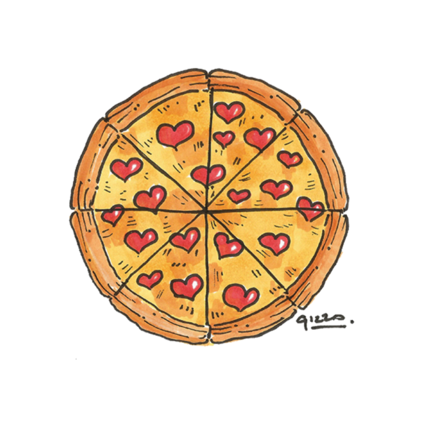 Пицца рисунок