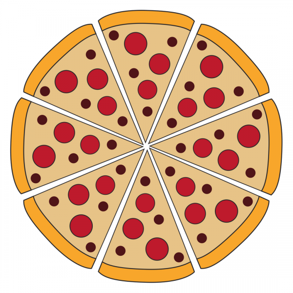 Нарисовать пиццу