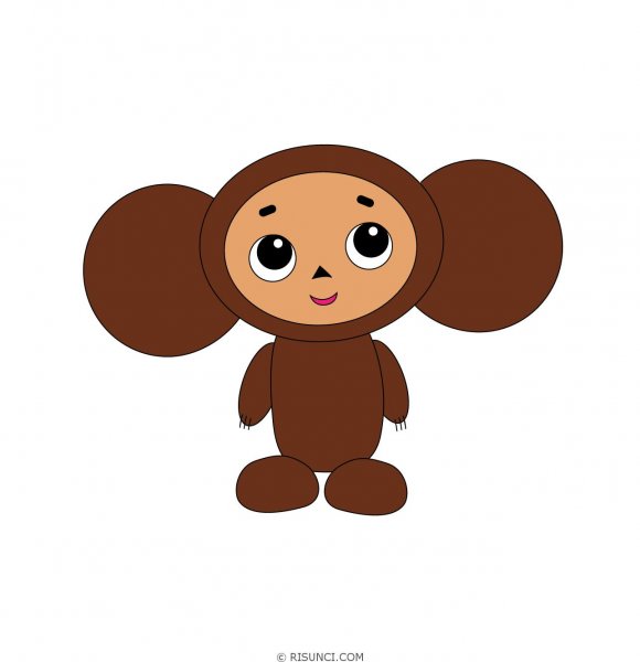 Нарисовать Чебурашку