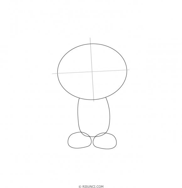 Чебурашка рисование пошагово