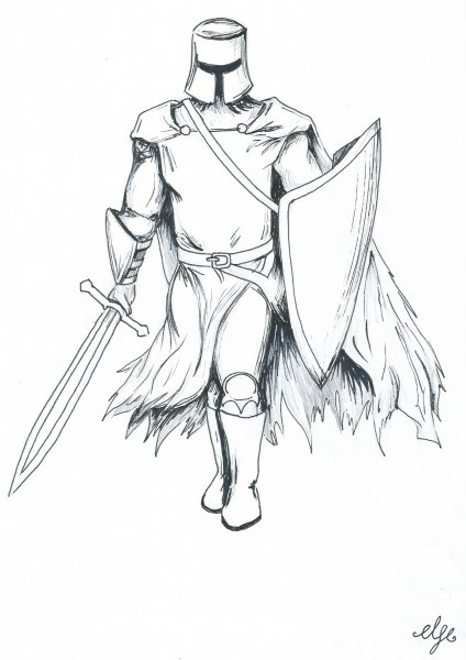 Клин рыцарей крестоносцев