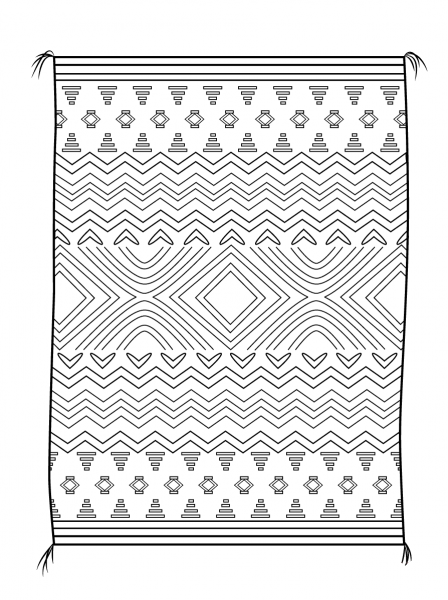 Нарисовать ковер