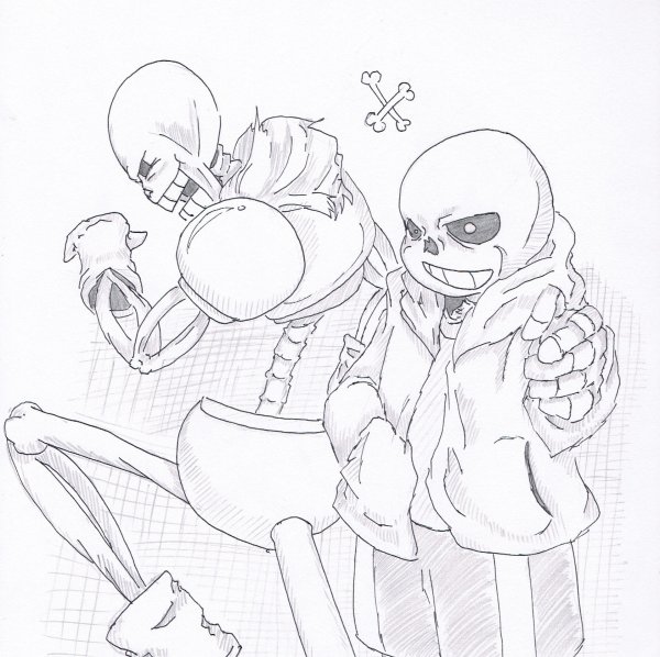 Санс раскраска