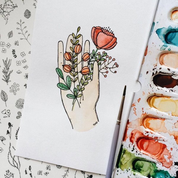 Креативные идеи для скетчбука