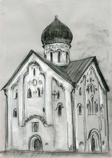 Церковь для срисовки