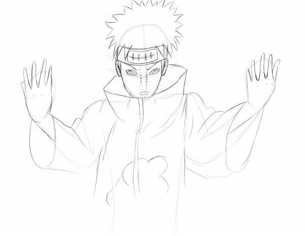 Пейн карандашом в полный рост