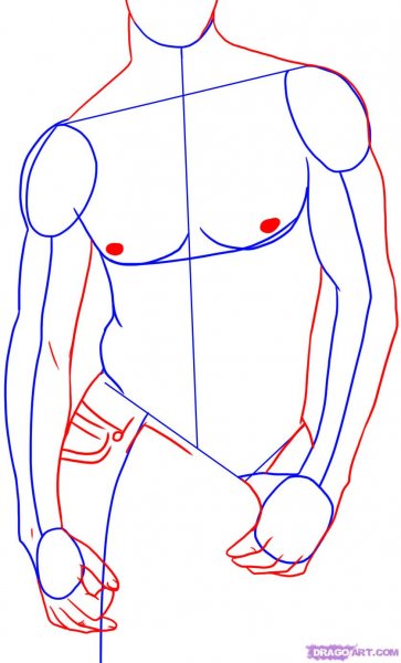 Тела людей для рисования карандашом