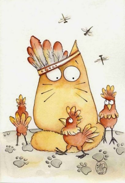 Коты мультяшные прикольные