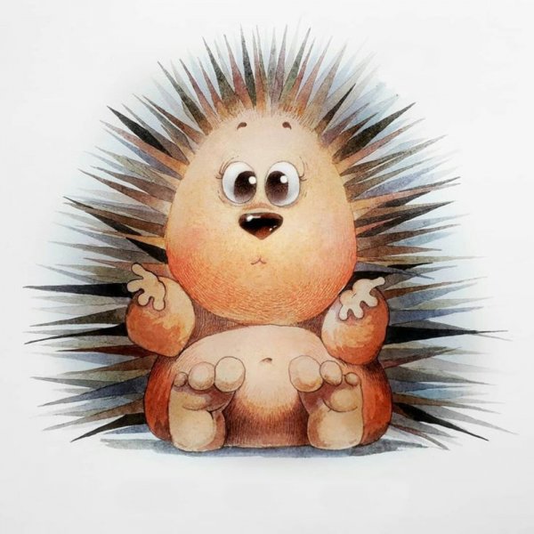 Обнимашки ежиков