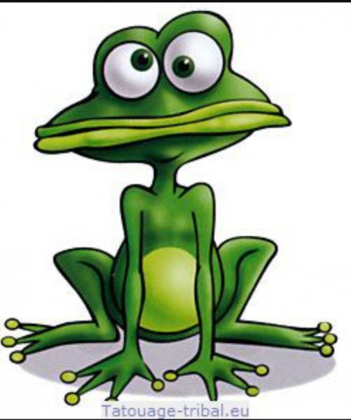 Мультяшных лягушек