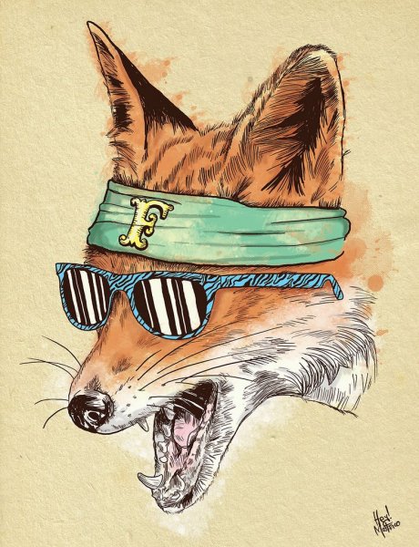 Лис в очках