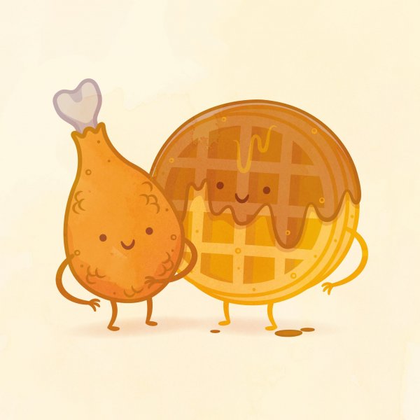 Милые рисуночки еда