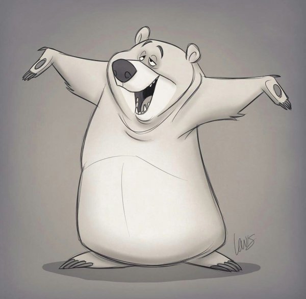 Смешные медведи мультяшные