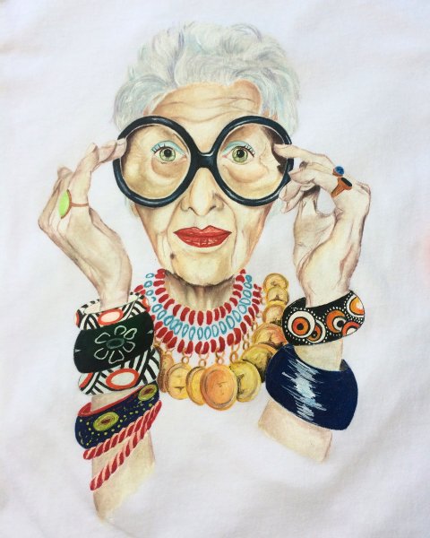 Айрис Апфель скетч