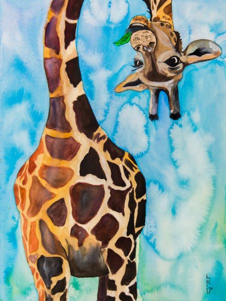 Жираф из мультика
