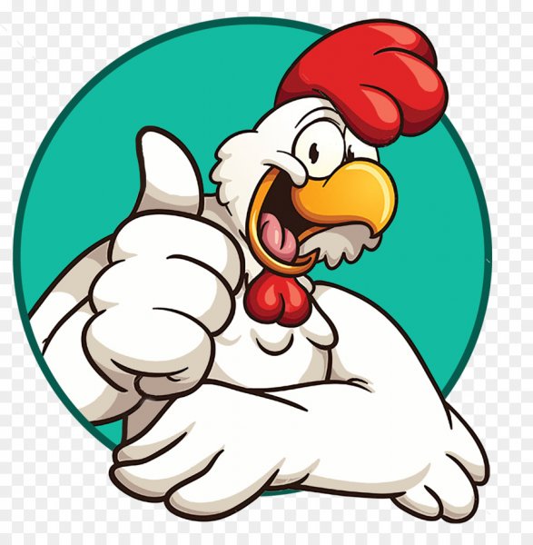 Веселая курица