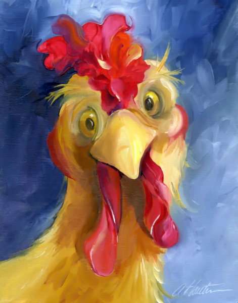 Забавный петух
