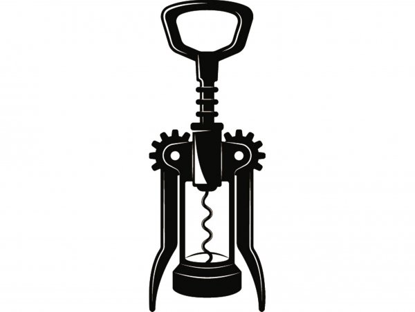 Штопор трафарет