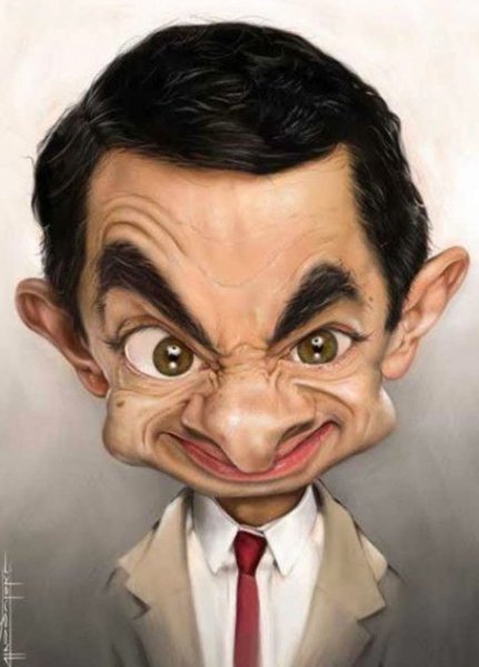 Роуэн Аткинсон рожи