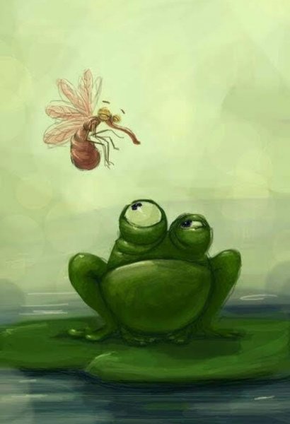 Прикольный Лягушонок