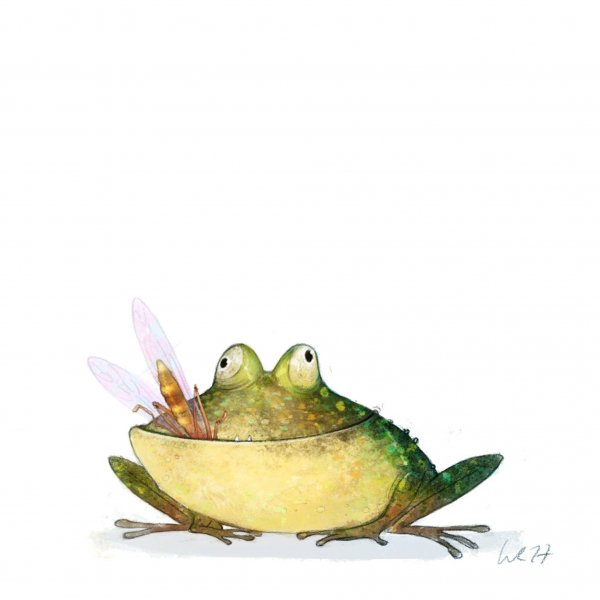 Жаба мультяшная