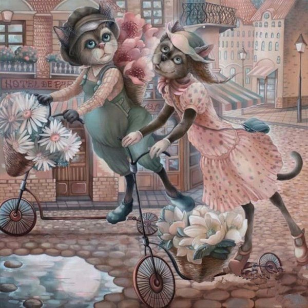 Кошки художницы надежды Соколовой