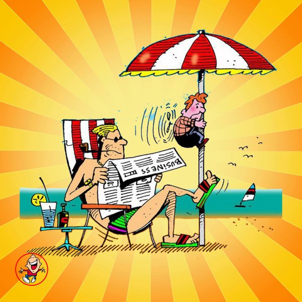 Отпуск карикатуры смешные