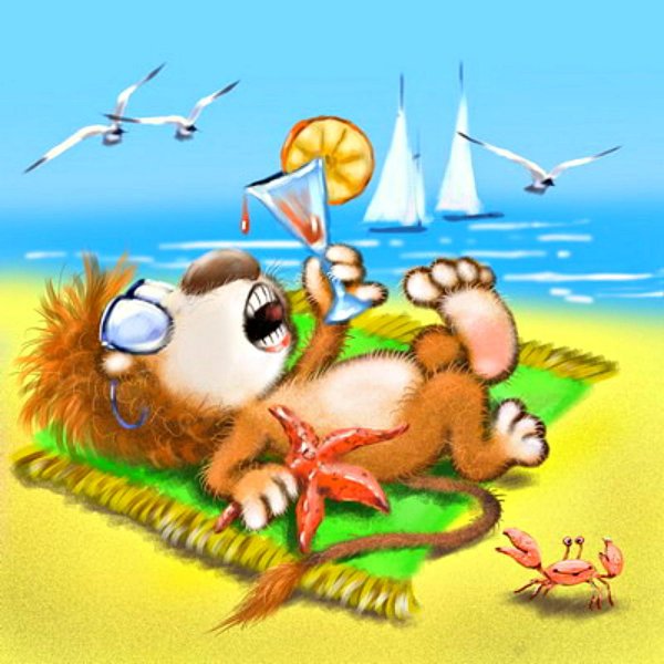 Открытки пора отдохнуть