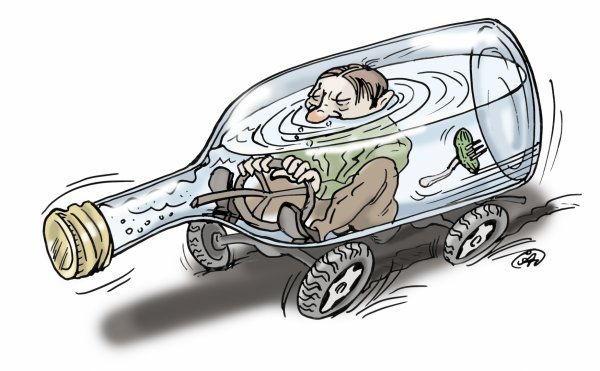 Карикатуры про пьяниц и алкоголиков