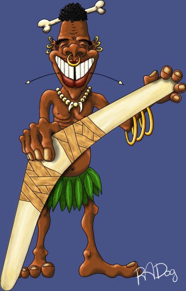 Туземец карикатура