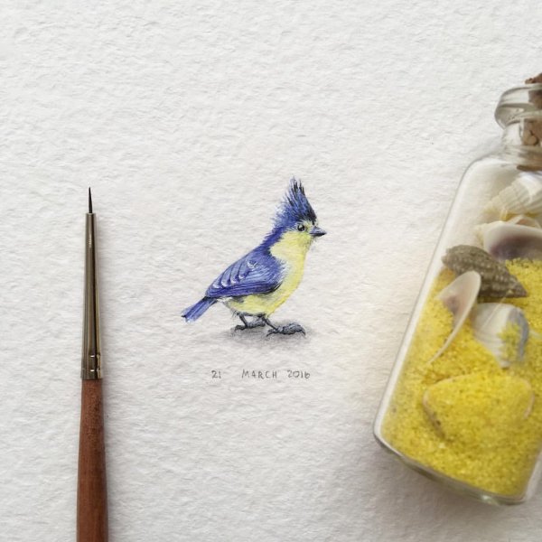 Красивые миниатюры акварелью