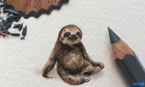 Рисунки животных миниатюра